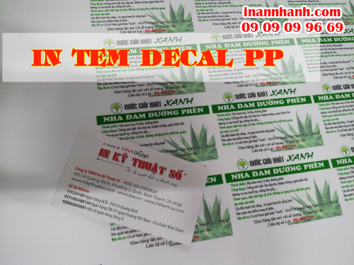 In tem decal PP từ dịch vụ in PP giá rẻ, 31, Minh Tam, InanNhanh.com, 20/10/2015 14:05:22